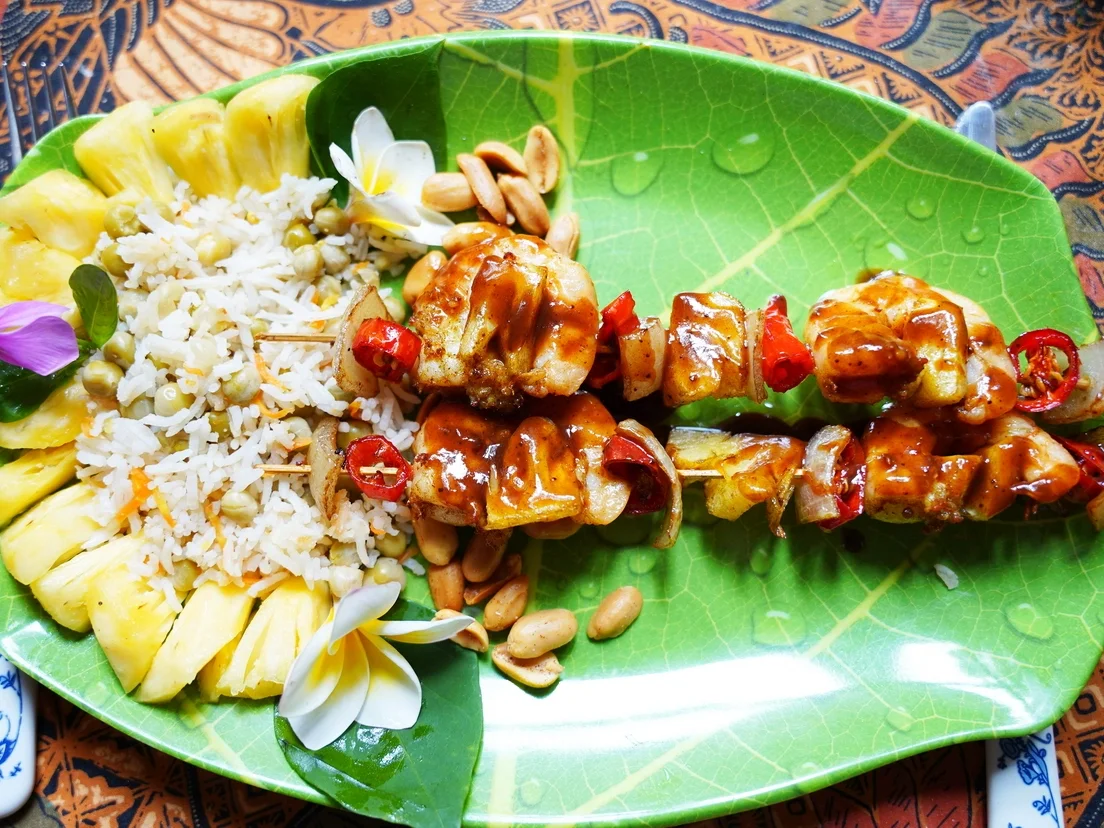 Rezept: Karibische Garnelen-Spieße kulinarische Weltreise 01/22 Bild Nr. 15294 Karibische Garnelen-Spieße kulinarische Weltreise 01/22 - Rezept - Bild Nr. 15294