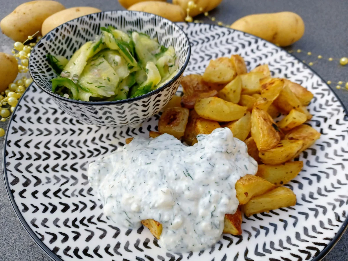 Rezept: Ofenkartoffeln mit Dip zur kochbar Challenge Januar 2022 Bild Nr. 15311 Ofenkartoffeln mit Dip zur kochbar Challenge Januar 2022 - Rezept - Bild Nr. 15311