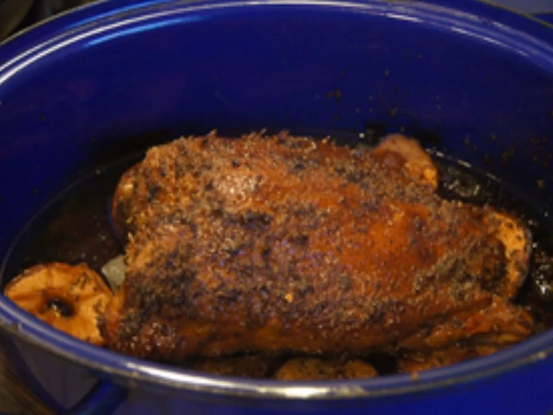 Gänsebrust mit Apfel-Rotkohl und tschechischen Kartoffelknödeln - Rezept - Bild Nr. 15304