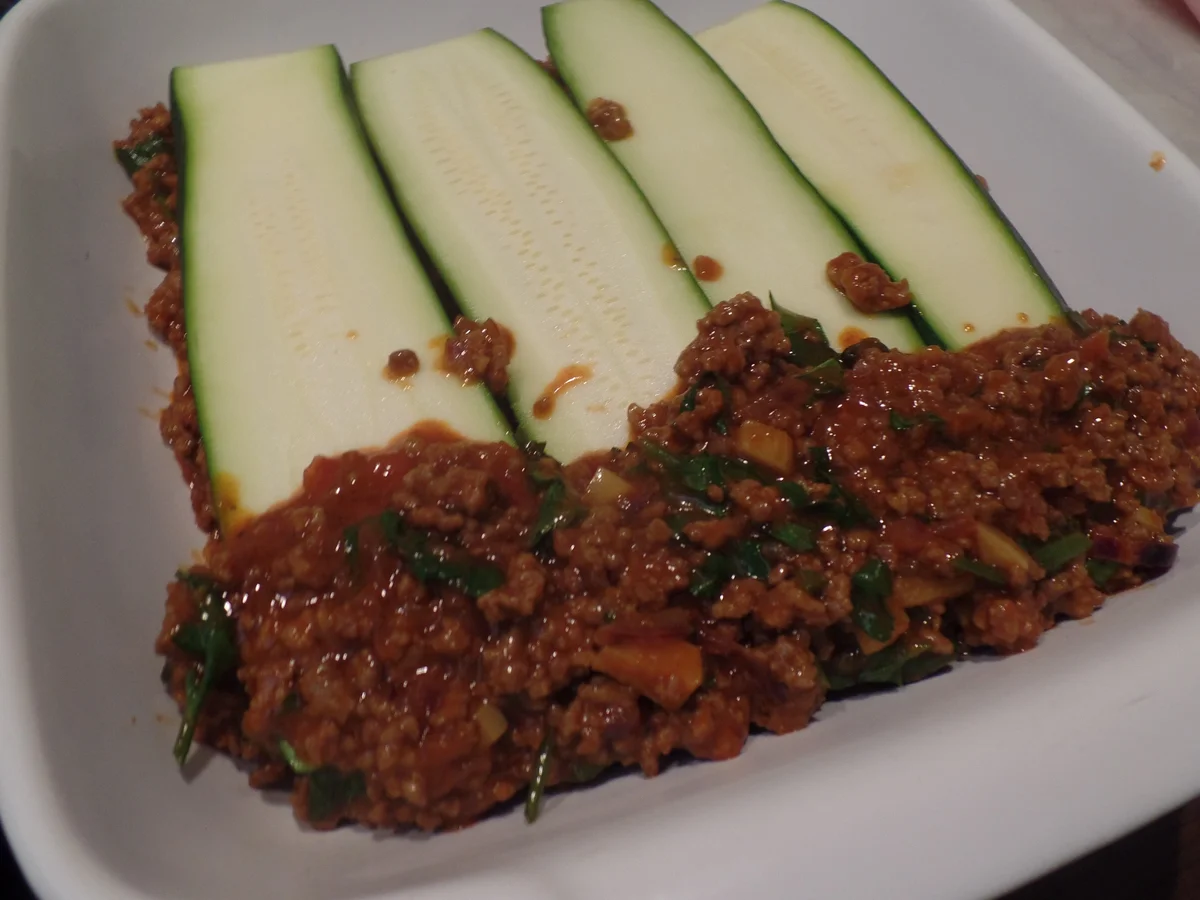 Rezept: Zucchini-Hackfleisch-Lasagne Bild Nr. 15305 Zucchini-Hackfleisch-Lasagne - Rezept - Bild Nr. 15305