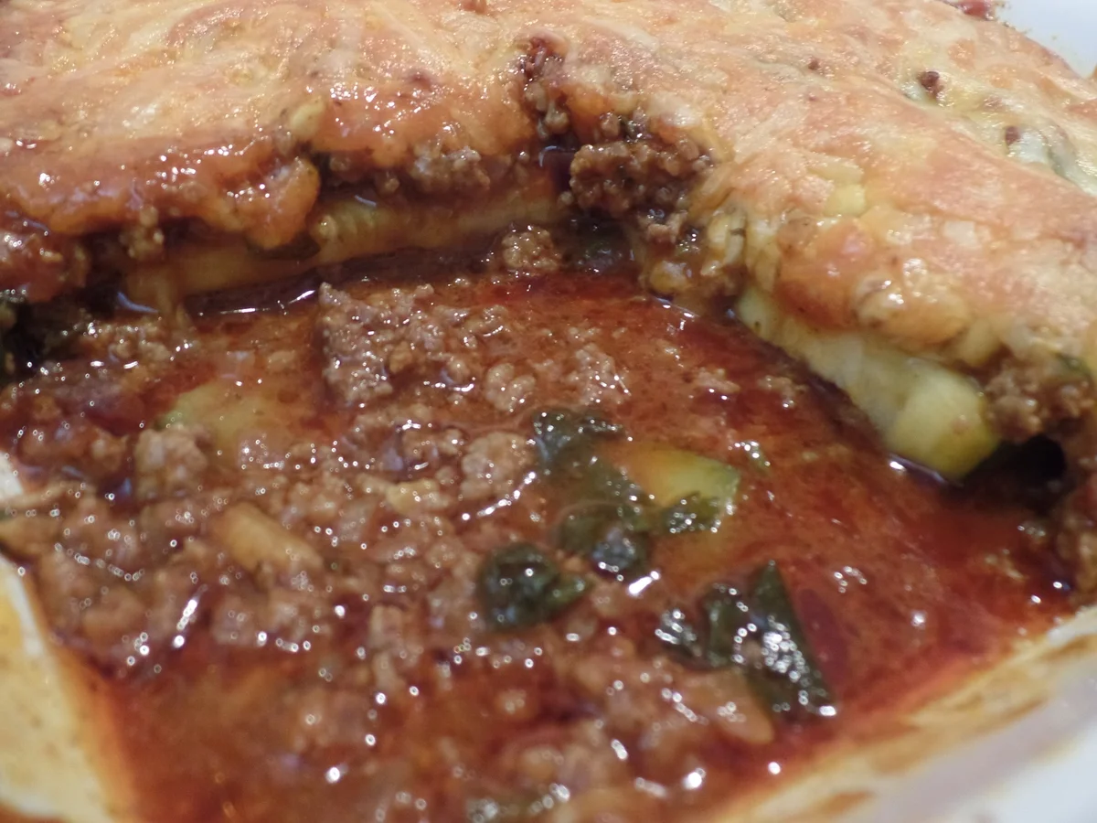 Rezept: Zucchini-Hackfleisch-Lasagne Bild Nr. 15308 Zucchini-Hackfleisch-Lasagne - Rezept - Bild Nr. 15308