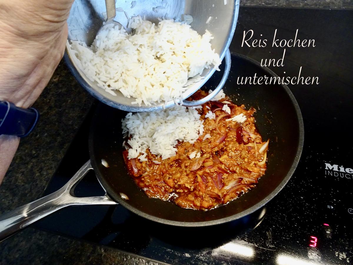Italienische Bolognese Reispfanne - Rezept - Bild Nr. 5