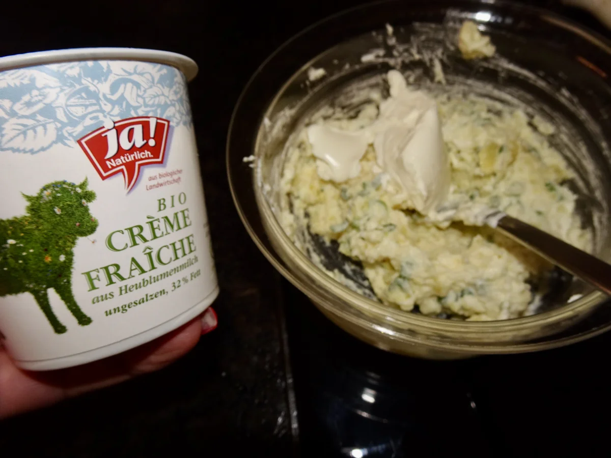 Kartoffelkäse - beim Heurigen in der  Wachau sagt man "Erdäpfelkäs" dazu - Rezept - Bild Nr. 15306