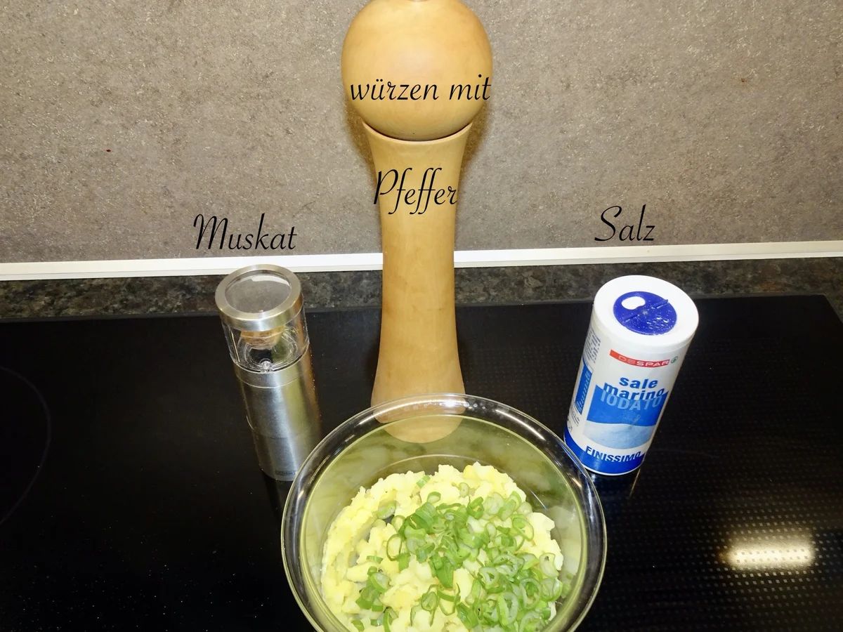 Kartoffelkäse - beim Heurigen in der  Wachau sagt man "Erdäpfelkäs" dazu - Rezept - Bild Nr. 15309