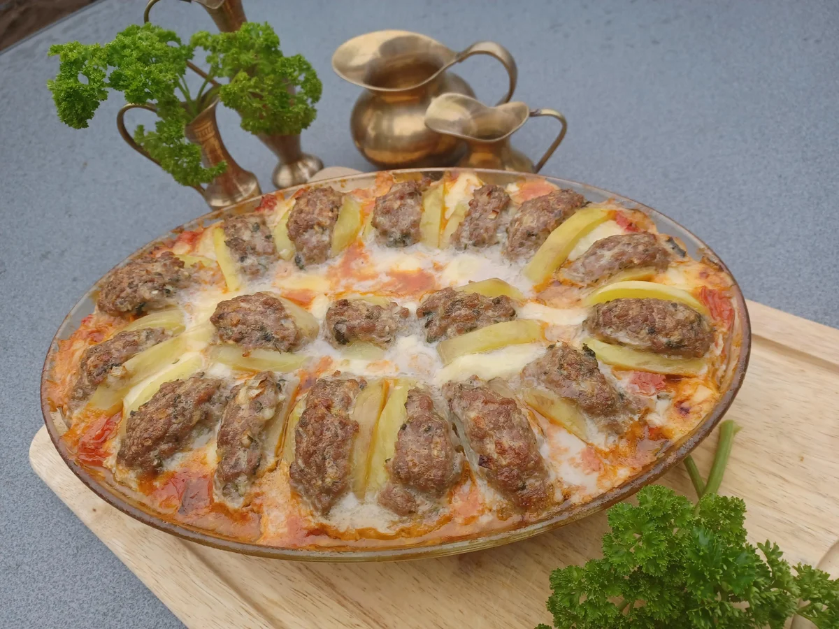 Gemüseragout mit gefüllten Kartoffeln - Rezept - Bild Nr. 15336