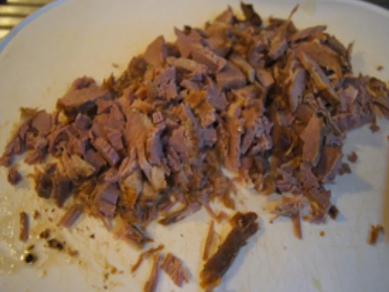 Rezept: Sülze mit Gänsebrustfleisch, Ei und Gemüse Bild Nr. 4 Sülze mit Gänsebrustfleisch, Ei und Gemüse - Rezept - Bild Nr. 4