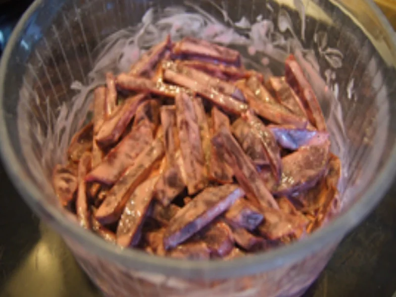 Rezept: Heringsfilets in Sahnesauce mit Rote Bete Salat und Pellkartoffeln Bild Nr. 6 Heringsfilets in Sahnesauce mit Rote Bete Salat und Pellkartoffeln - Rezept - Bild Nr. 6