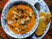 Würzig-scharfe Papayasuppe mit Garnelen - Rezept - Bild Nr. 2