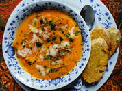 Würzig-scharfe Papayasuppe mit Garnelen - Rezept - Bild Nr. 2
