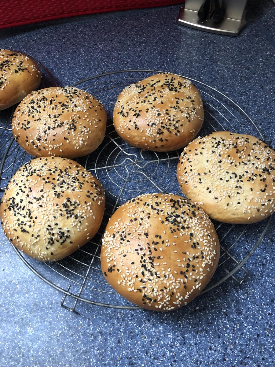 Buns für Hamburger - Rezept - Bild Nr. 2