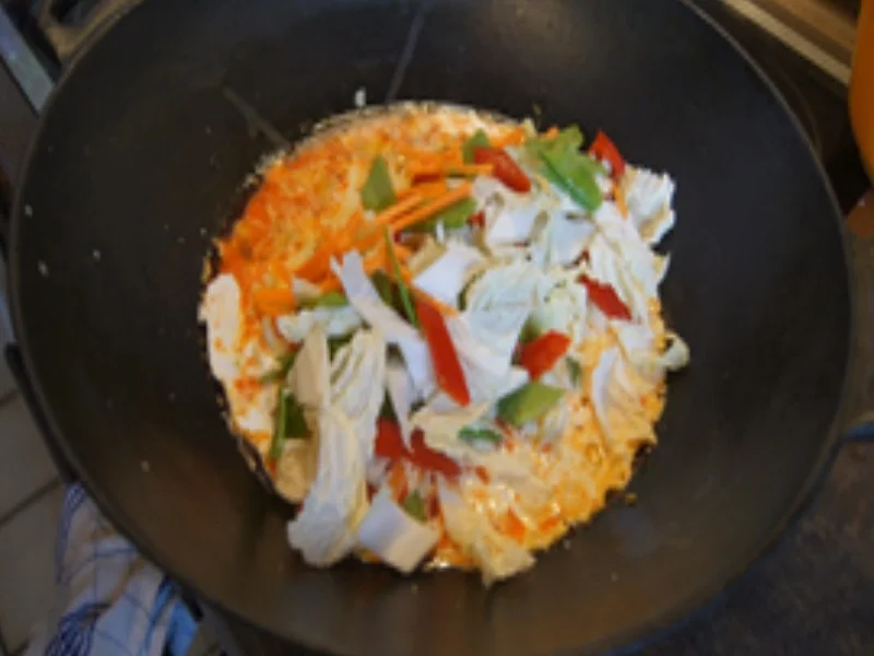 Rezept: Thailändisches gelbes Curry mit Shrimps und Basmatireis Bild Nr. 15336 Thailändisches gelbes Curry mit Shrimps und Basmatireis - Rezept - Bild Nr. 15336