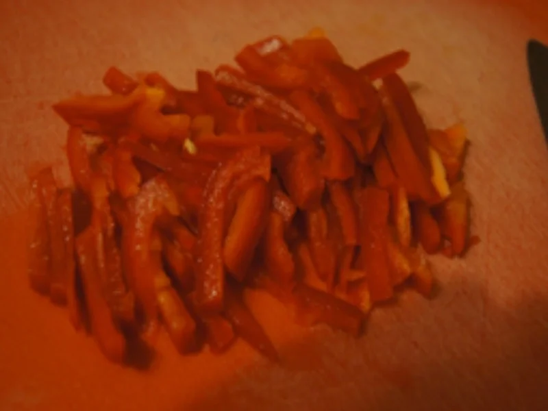 Rezept: Sojasprossensalat mit Paprika und Frühlingszwiebeln Bild Nr. 5 Sojasprossensalat mit Paprika und Frühlingszwiebeln - Rezept - Bild Nr. 5