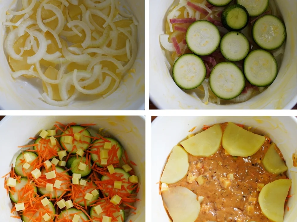 Würziger Kartoffel-Zucchini-Auflauf - Rezept - Bild Nr. 15325