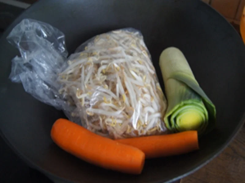 Frittierter Tofu mit Mie-Bratnudeln - Rezept - Bild Nr. 15338