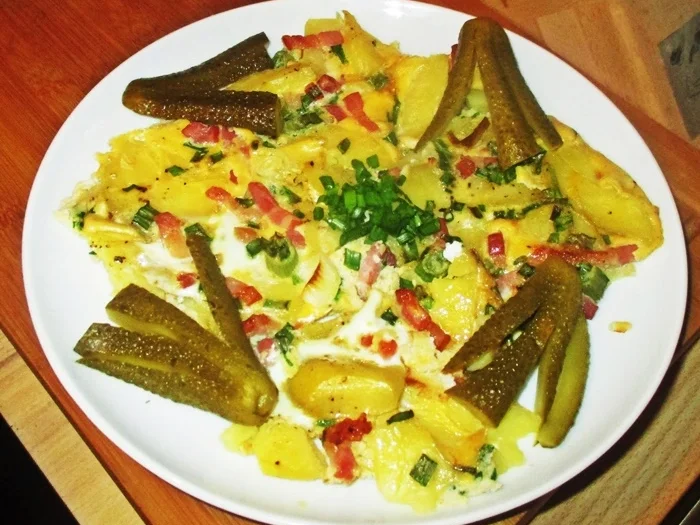 Bauernfrühstück vom Blech - Rezept - Bild Nr. 2