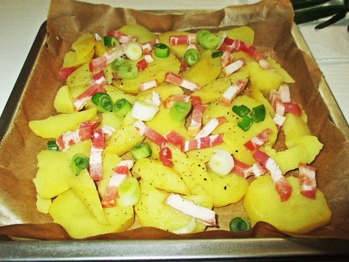 Bauernfrühstück vom Blech - Rezept - Bild Nr. 6