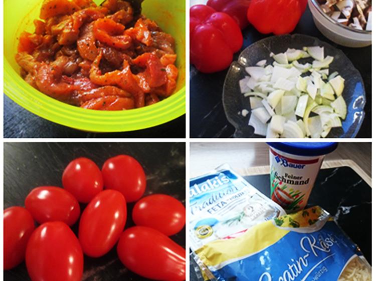 Mein Gyros Spezial mit Paprika und Champignons - einfach - von Gitto