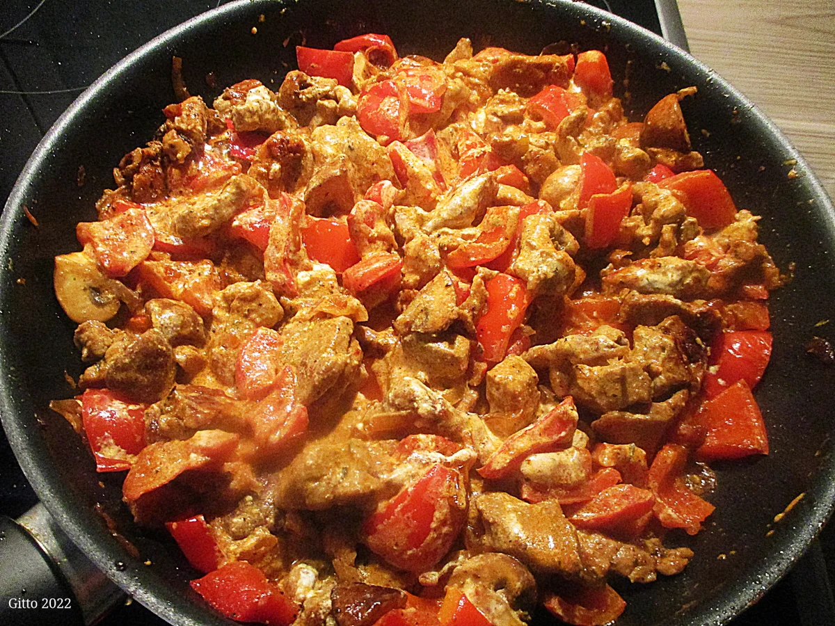 Rezept: Mein Gyros "Spezial" mit Paprika und Champignons Bild Nr. 15343 Mein Gyros "Spezial" mit Paprika und Champignons - Rezept - Bild Nr. 15343