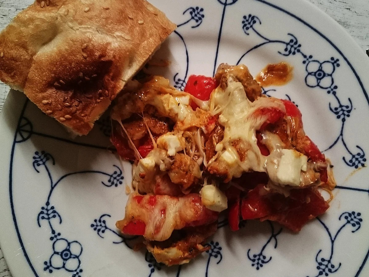 Rezept: Mein Gyros "Spezial" mit Paprika und Champignons Bild Nr. 15348 Mein Gyros "Spezial" mit Paprika und Champignons - Rezept - Bild Nr. 15348