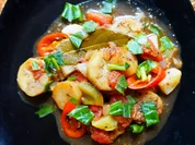 Auberginen mit Tomaten -- Berenjenas con tomates - Rezept - Bild Nr. 15349