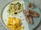 Saltimbocca mit Polenta und Fenchelsalat - Rezept - Bild Nr. 2
