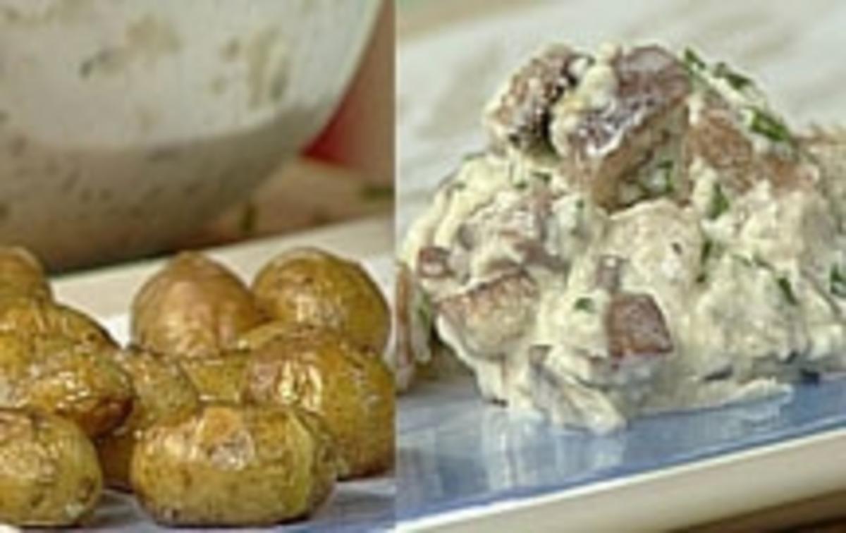 Matjestatar und Ofenkartoffeln - Rezept