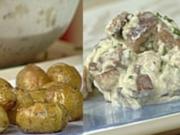 Matjestatar und Ofenkartoffeln - Rezept