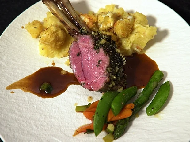 Lamm mit Kartoffel-Stampf und Gemüse - Rezept - Bild Nr. 15353