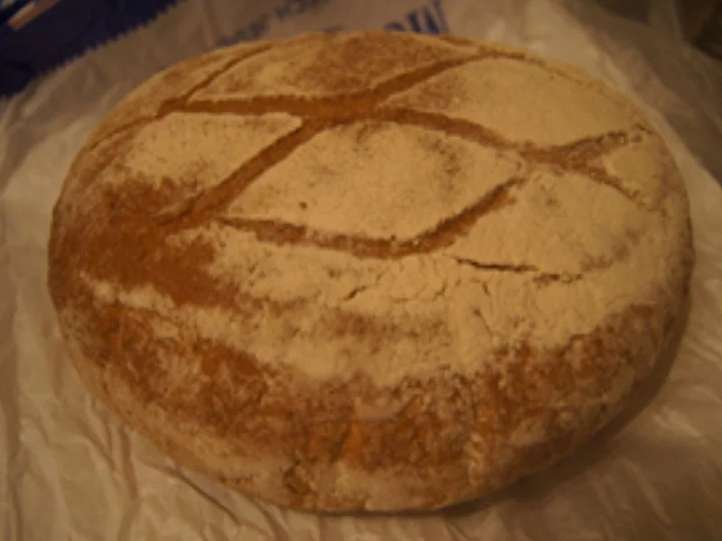 Bauernbrot mit Schinken und Spiegelei - Rezept - Bild Nr. 3