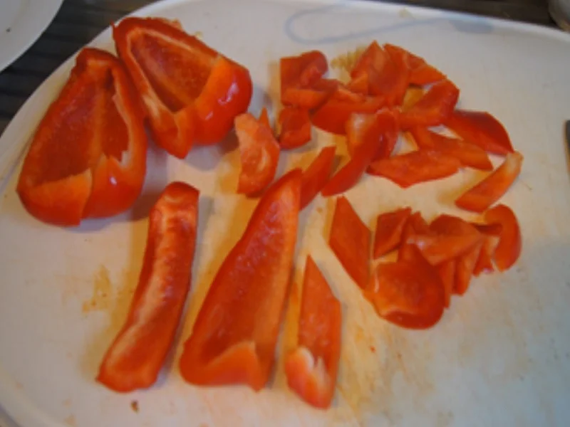 Hähnchenbrustfilet mit Champignons und gelben Basmatireis mit Koriander - Rezept - Bild Nr. 10