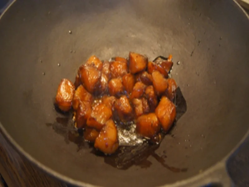 Hähnchenbrustfilet mit Champignons und gelben Basmatireis mit Koriander - Rezept - Bild Nr. 11
