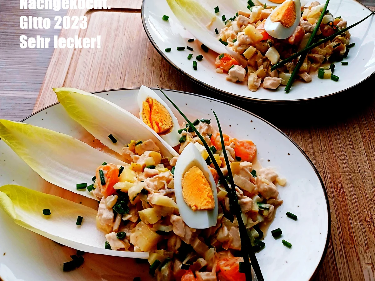 Rezept: Salat - Geflügelsalat Bild Nr. 15355 Salat - Geflügelsalat - Rezept - Bild Nr. 15355