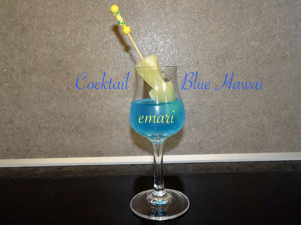 Cocktail - Blue Hawai - Rezept - Bild Nr. 2