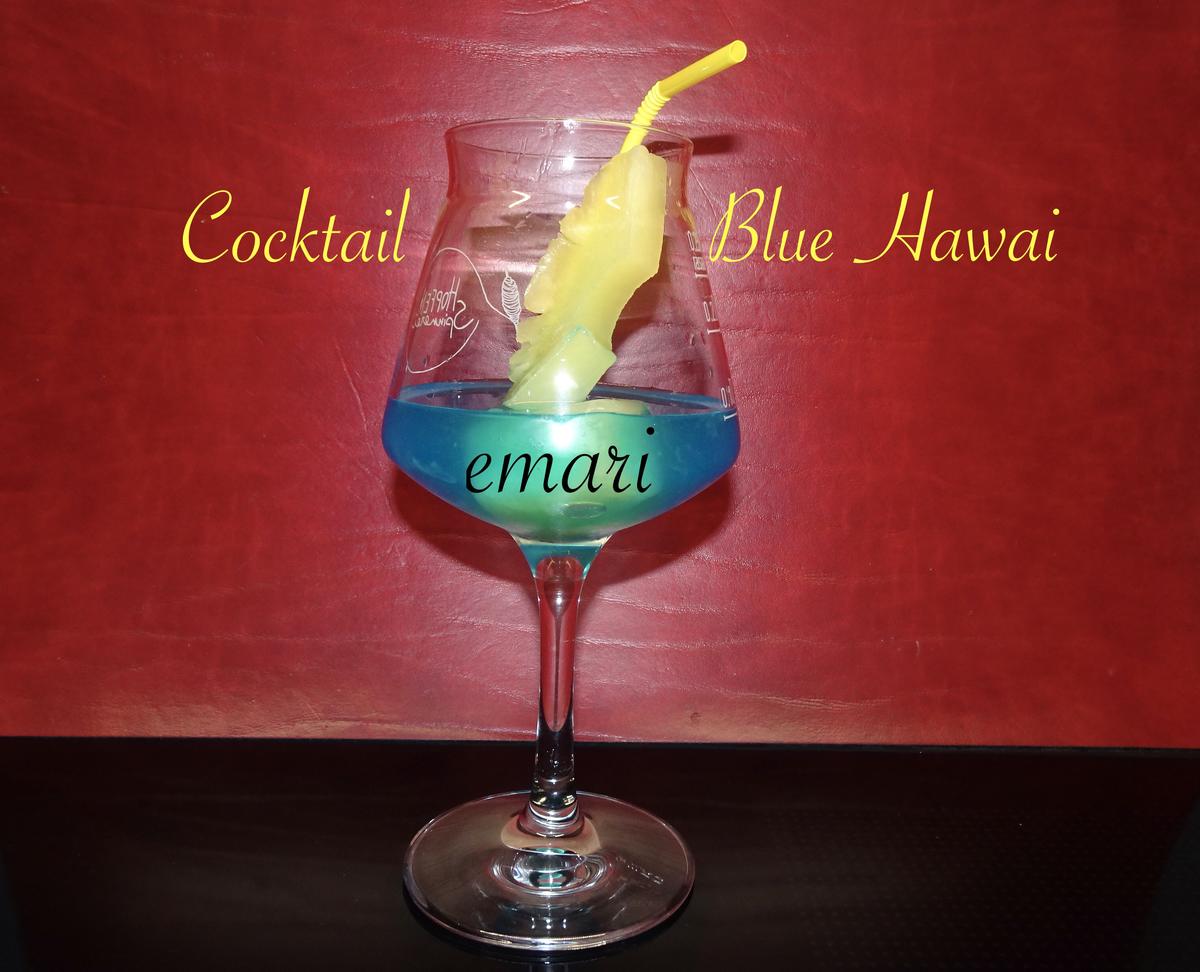 Cocktail - Blue Hawai - Rezept - Bild Nr. 4