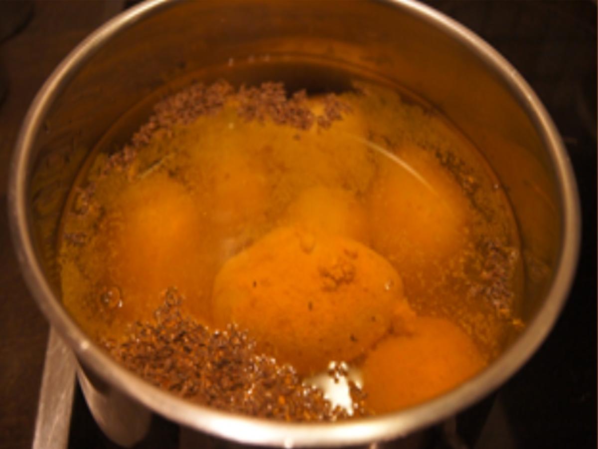 Gebratenes Seelachsfilet mit Kartoffelsalat und einfacher Remoulade - Rezept - Bild Nr. 9