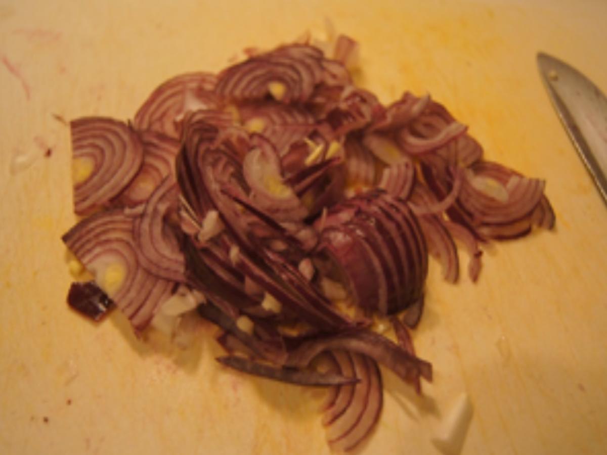 Gebratenes Seelachsfilet mit Kartoffelsalat und einfacher Remoulade - Rezept - Bild Nr. 13