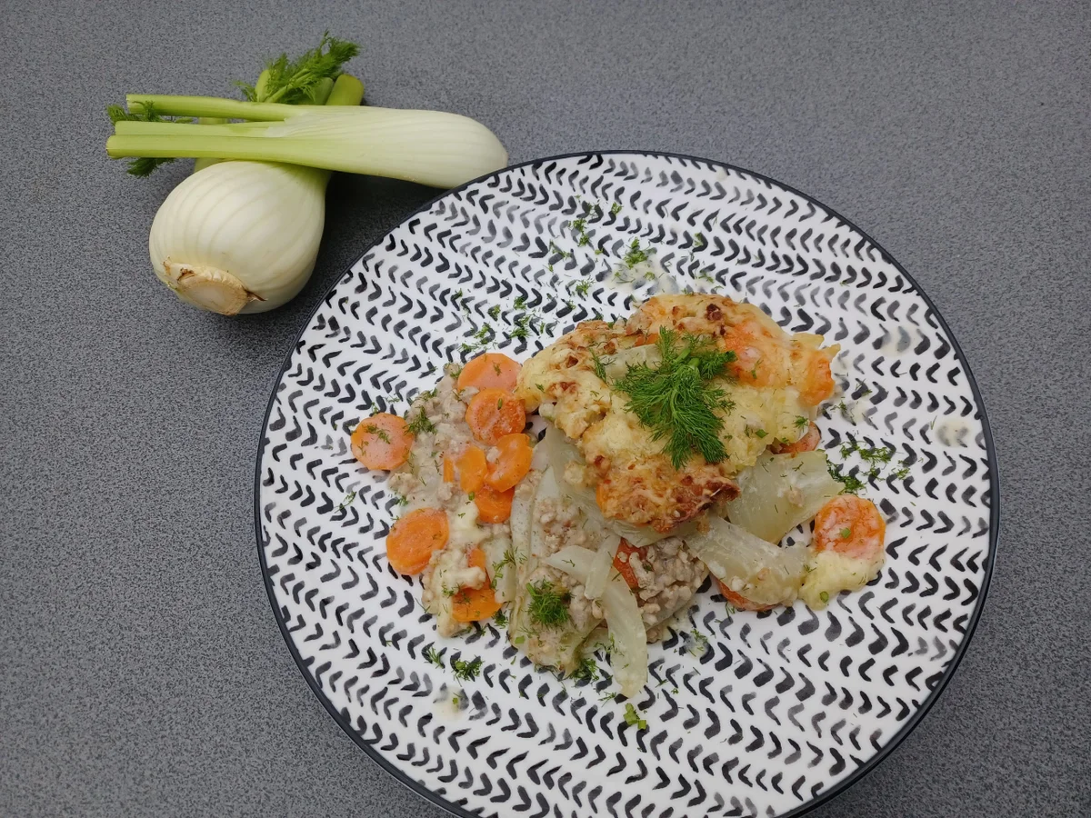 Hackfleisch - Fenchel - Auflauf - Rezept - Bild Nr. 2