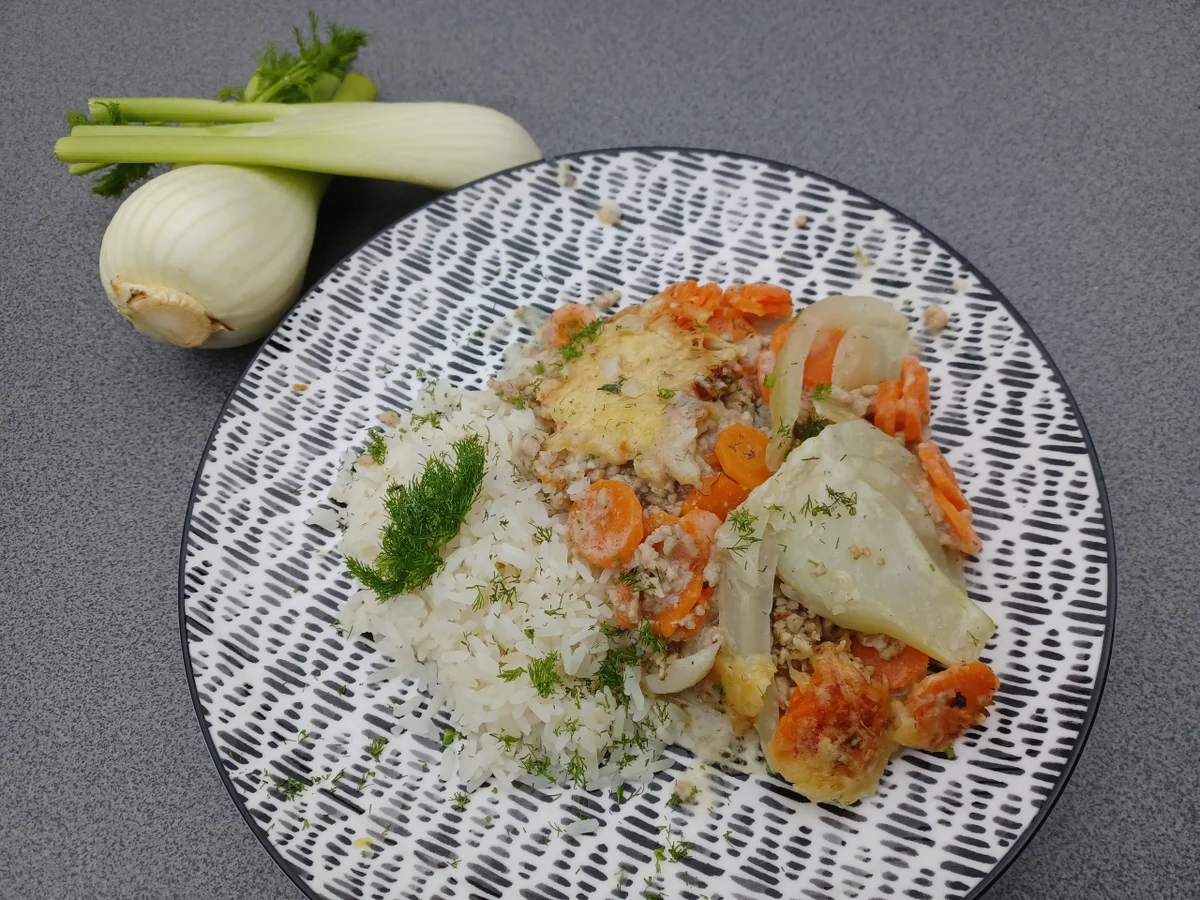 Hackfleisch - Fenchel - Auflauf - Rezept - Bild Nr. 15383