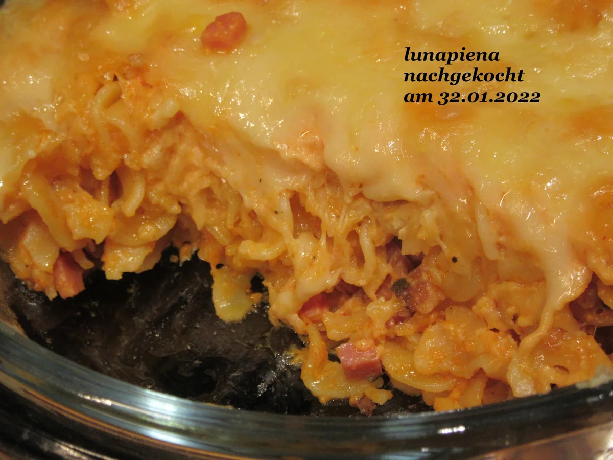Nudel Schinken Gratin wie aus der Tüte - Rezept - Bild Nr. 3