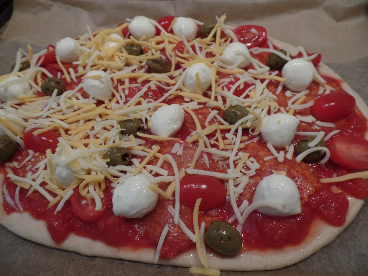 Rezept: Pinsa Bild Nr. 15384 Pinsa - Rezept - Bild Nr. 15384