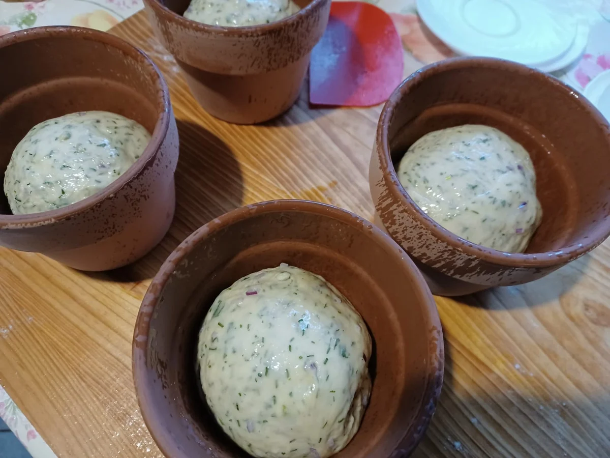 Rezept: Kräuterbrot im Blumentopf Bild Nr. 15385 Kräuterbrot im Blumentopf - Rezept - Bild Nr. 15385