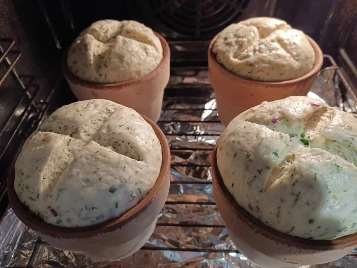 Rezept: Kräuterbrot im Blumentopf Bild Nr. 15387 Kräuterbrot im Blumentopf - Rezept - Bild Nr. 15387