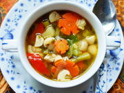 Gemüsesuppe mit Pilzen - Rezept - Bild Nr. 15378