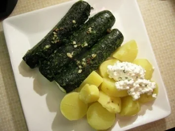 Rezept: Als ganzes gebackene Zucchini Als ganzes gebackene Zucchini - Rezept