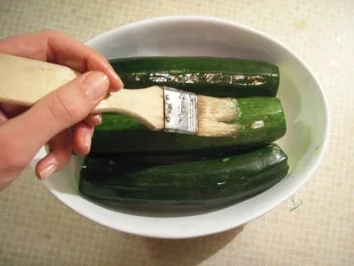 Rezept: Als ganzes gebackene Zucchini Als ganzes gebackene Zucchini - Rezept