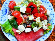 Rezept: Kretischer Salat "Sitia" kulinarische Weltreise 02/22 Bild Nr. 2 Kretischer Salat "Sitia" kulinarische Weltreise 02/22 - Rezept - Bild Nr. 2