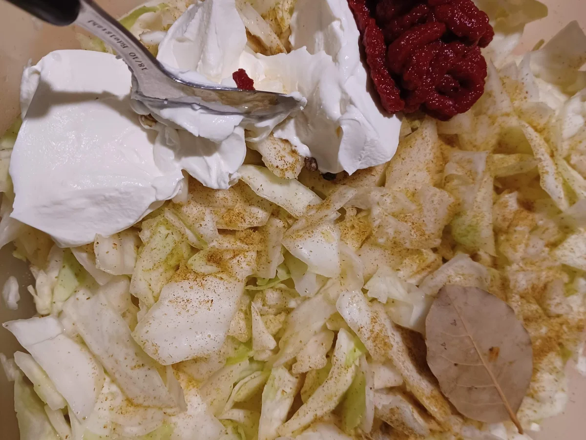 Rezept: Schmorkohl mit Hähnchenkeulen Bild Nr. 15388 Schmorkohl mit Hähnchenkeulen - Rezept - Bild Nr. 15388