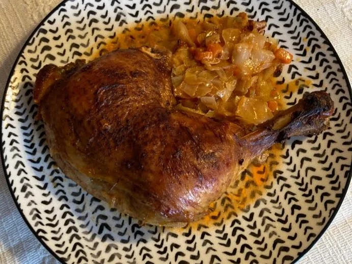 Rezept: Schmorkohl mit Hähnchenkeulen Bild Nr. 15393 Schmorkohl mit Hähnchenkeulen - Rezept - Bild Nr. 15393