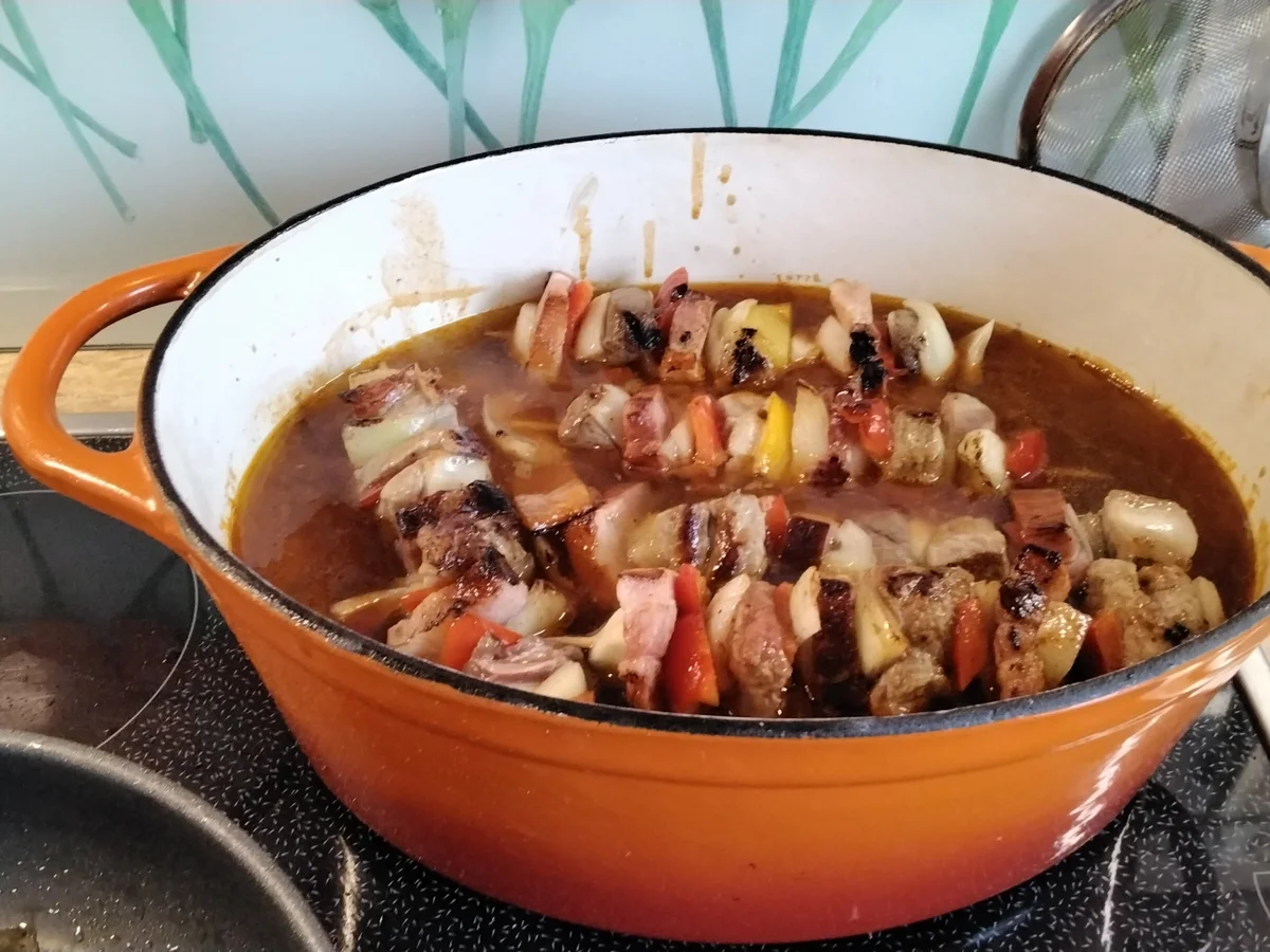 Fleischspieße Art Schaschlik - Rezept - Bild Nr. 15392