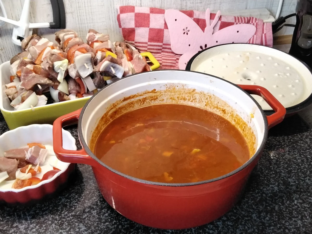 Fleischspieß Soße - Rezept - Bild Nr. 15389